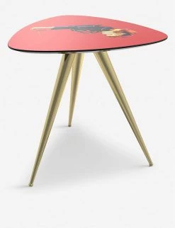 SELETTI Revolver Wooden Side Table 48cm