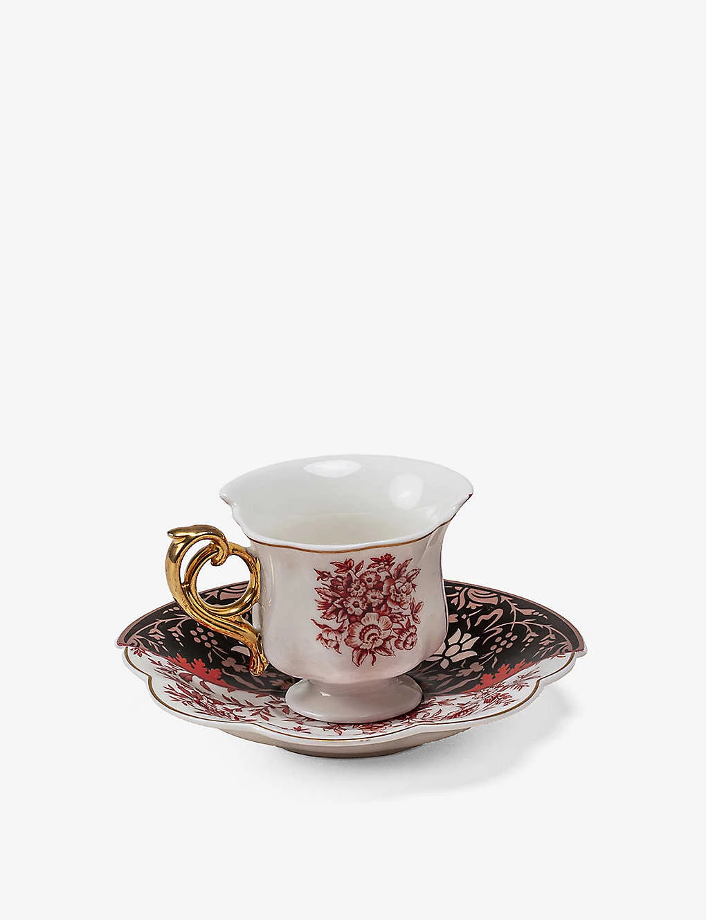 SELETTI Hybrid Sagala Porcelain Coffee Cup And Saucer 7 SELETTI Hybrid Sagala Porcelain Coffee Cup And Saucer - Imagen 5