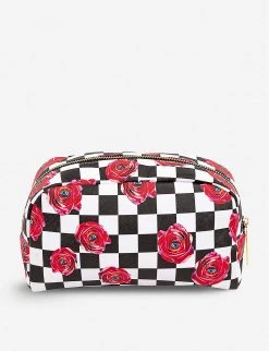 Seletti Wears Toiletpaper Floral-print Faux-leather Case 23cm X 13cm