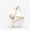SELETTI Kintsugi Porcelain And Gold-plated Vase 18cm