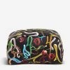 Seletti Wears Toiletpaper Sh*t Snake-print Faux-leather Beauty Case