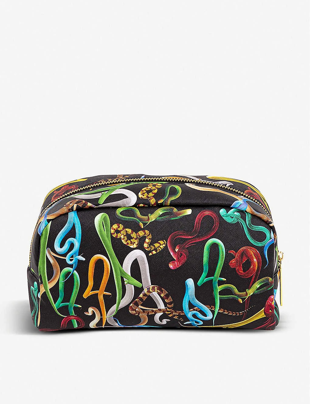 Seletti Wears Toiletpaper Sh*t Snake-print Faux-leather Beauty Case 5 Seletti Wears Toiletpaper Sh*t Snake-print Faux-leather Beauty Case - Imagen 3
