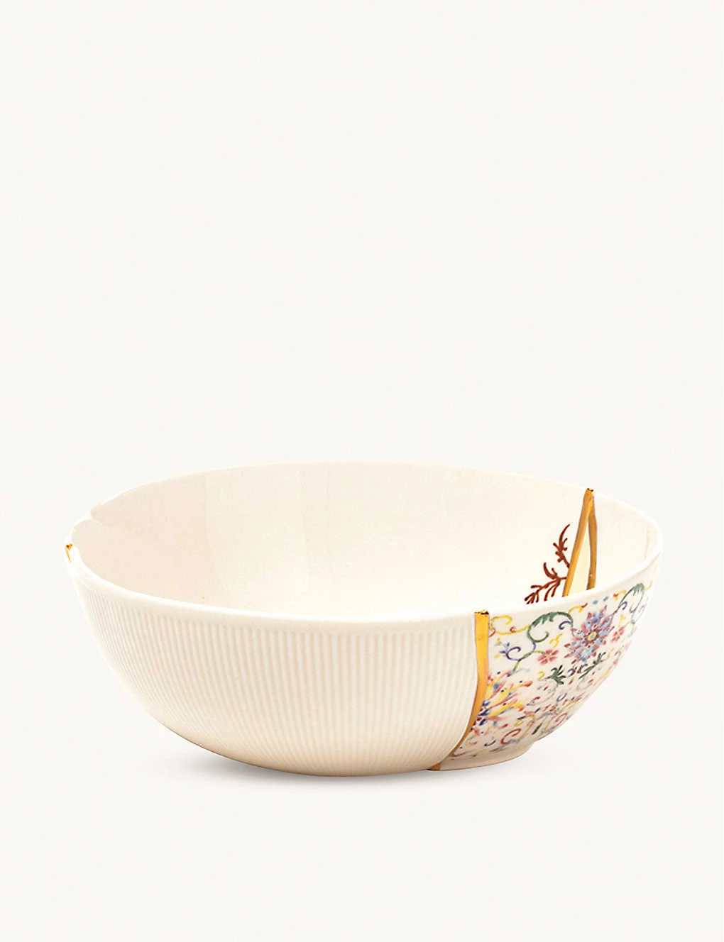 SELETTI Kintsugi N1 Porcelain And 24ct Gold Bowl 19cm None 4 SELETTI Kintsugi N1 Porcelain And 24ct Gold Bowl 19cm None - Imagen 2