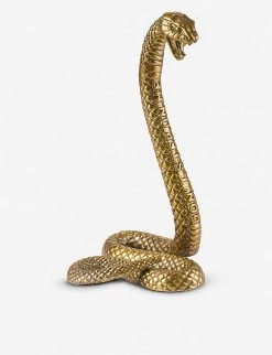 SELETTI Wunderkammer Aluminium Snake Ornament 43.5cm