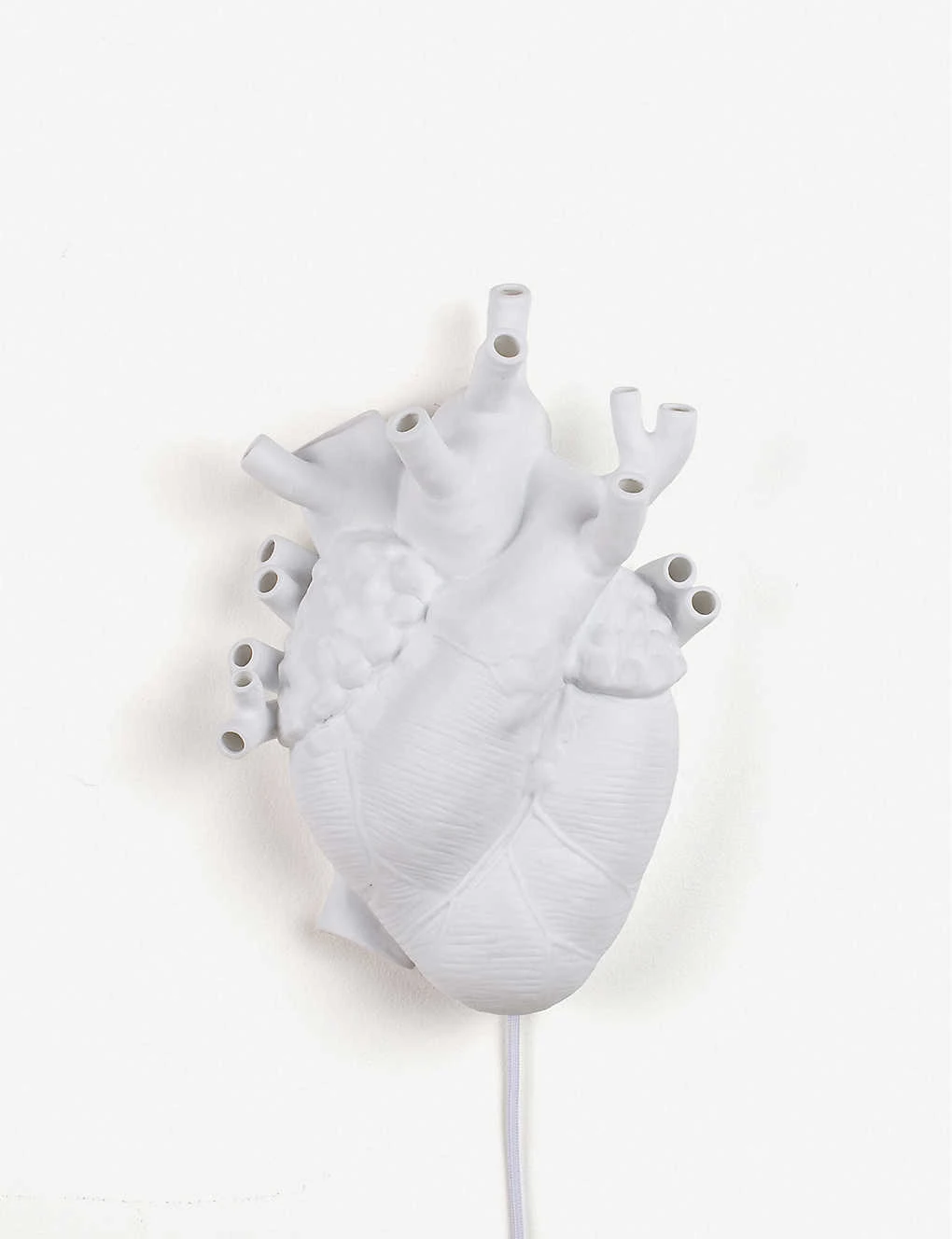 SELETTI Heart Porcelain Lamp 32cm 4 SELETTI Heart Porcelain Lamp 32cm - Imagen 2