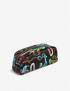 Seletti Wears Toiletpaper Snake-print Faux-leather Case 20cm X 7cm -SELETTI Cheap Deals unnamed file 907