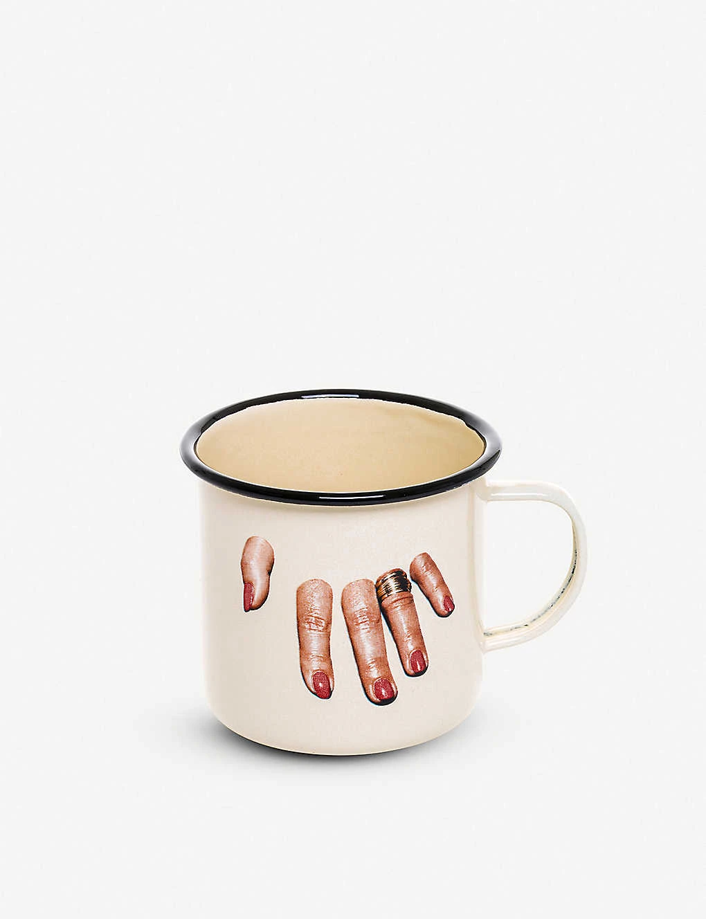 Seletti Wears Toiletpaper Enamel Fingers Mug 5 Seletti Wears Toiletpaper Enamel Fingers Mug - Imagen 3