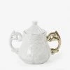 SELETTI I-Wares Gold Bone China Porcelain Sugar Bowl 23cm