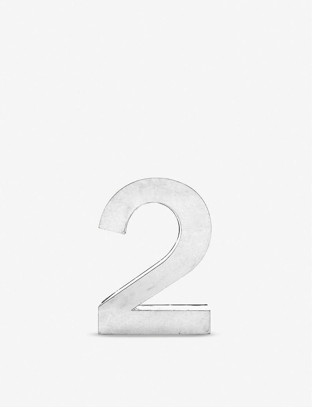 SELETTI Metalvetica 2 Aluminium Number 3 SELETTI Metalvetica 2 Aluminium Number