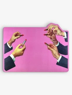 Seletti Wears TOILETPAPER Lipstick Cork Placemat 45cm X 35.8cm